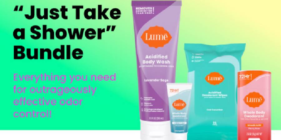 Essential Products in the Lume Shower Bundle